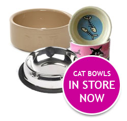 Buy Cat Bowls at DinnerTime Pet Foods